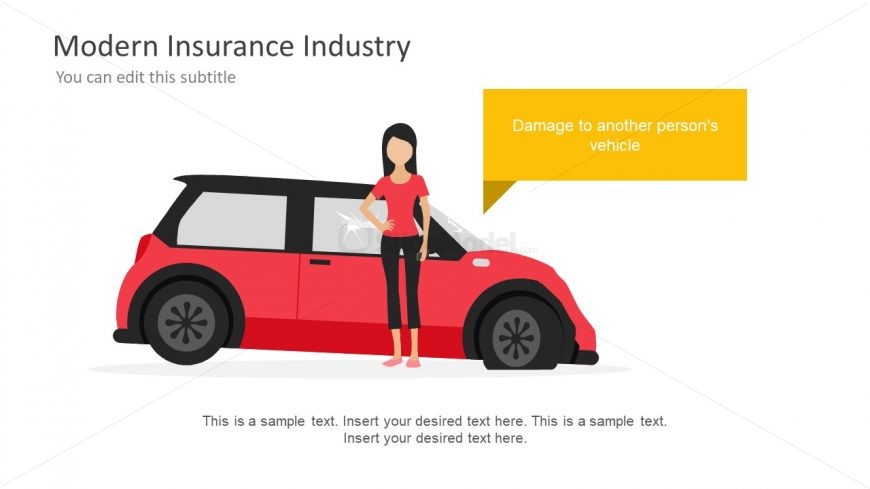 PowerPoint of Car Damage for Insurance