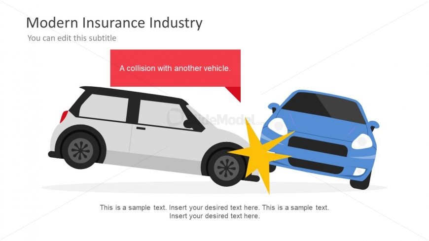 Car Collision Insurance Graphics Slide