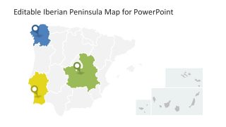 iberian peninsula map outline