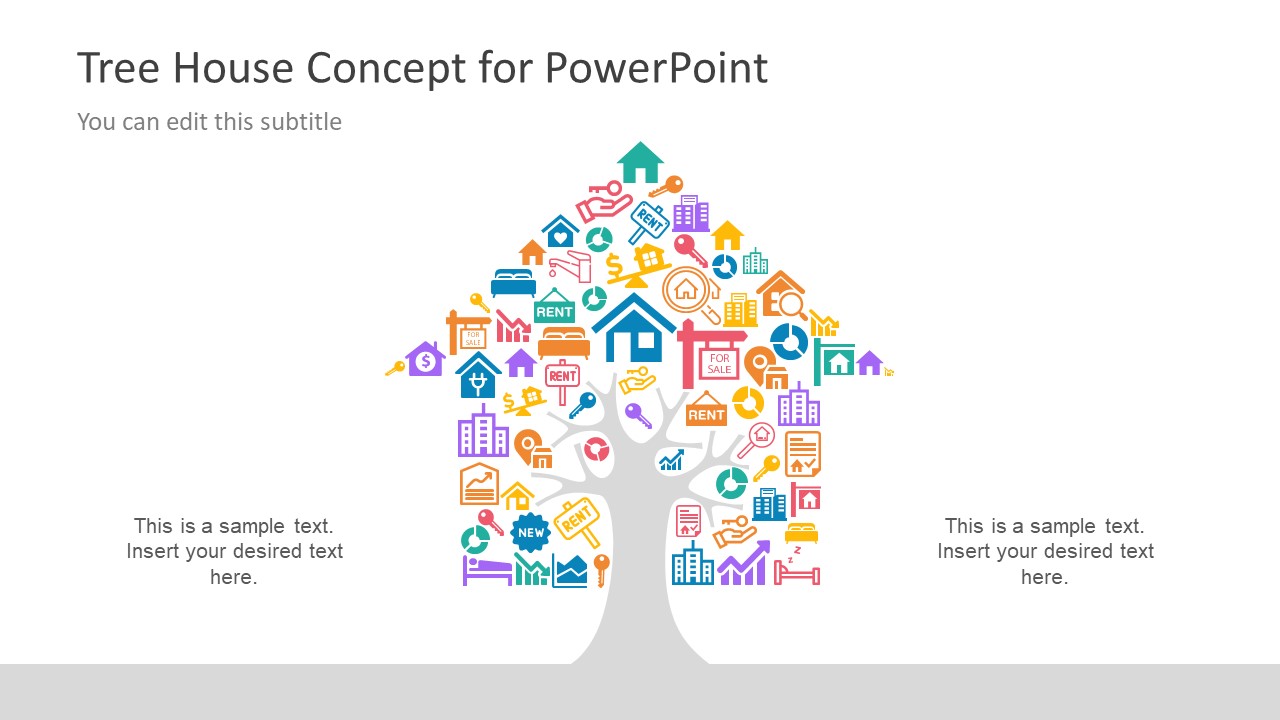 PowerPoint Real Estate Icons Slide