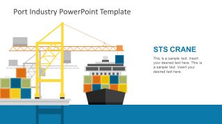 STS Crane and Container Ship Illustration 