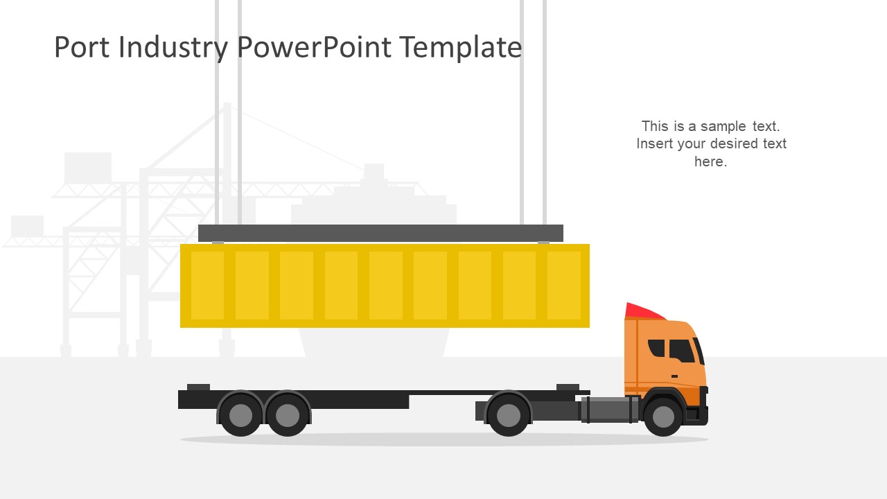 Port Industry Powerpoint Template Slidemodel 1888