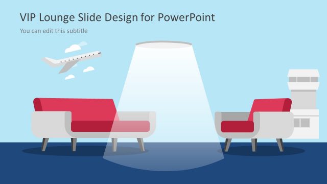 VIP Lounge Slide Design for PowerPoint