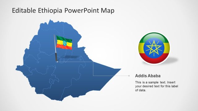 Ethiopia Map PowerPoint Template