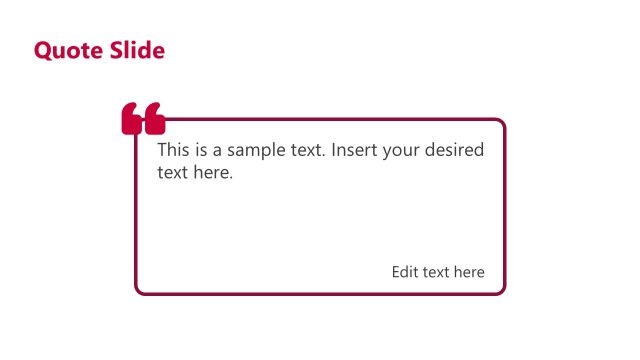 Quote Slide for Business Overview Presentation