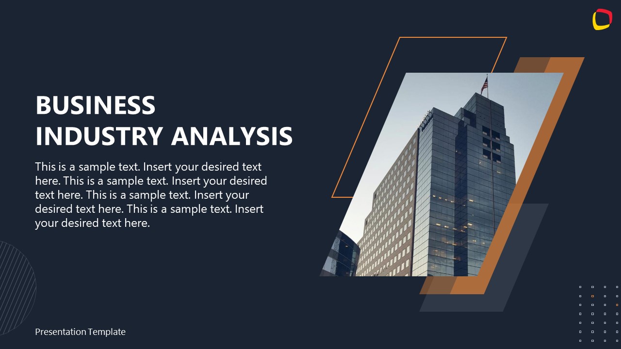 Business Industry Analysis Title Slide