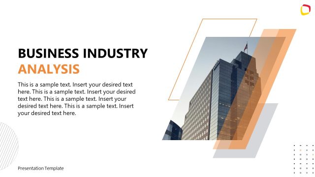 Business Industry Analysis Title Slide White Theme