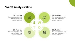 SWOT Analysis PowerPoint Slide - Healthcare Market Presentation