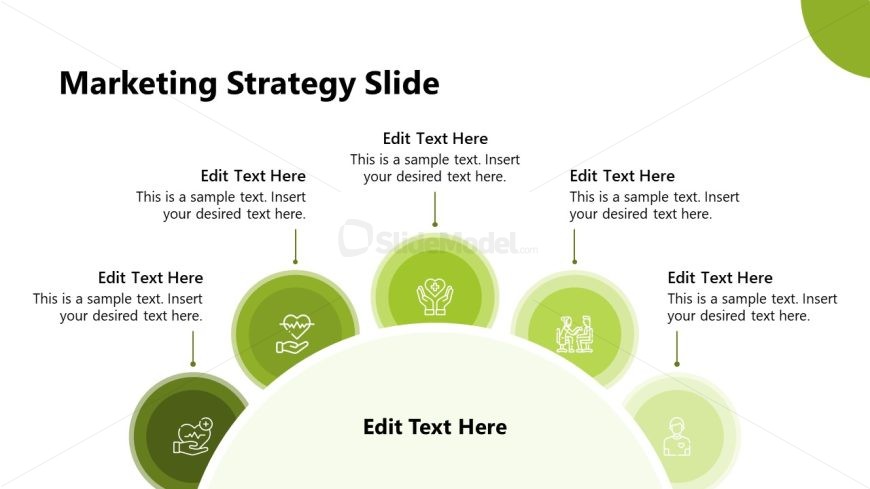 Semi-Circular Diagram PowerPoint Slide