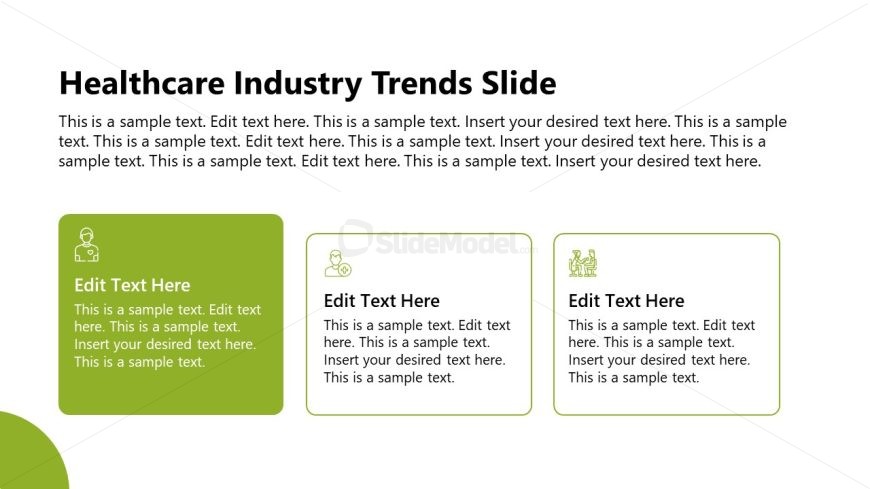 Healthcare Market Analysis Template Slide