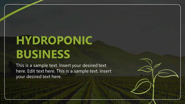 Hydroponic Business PowerPoint Template