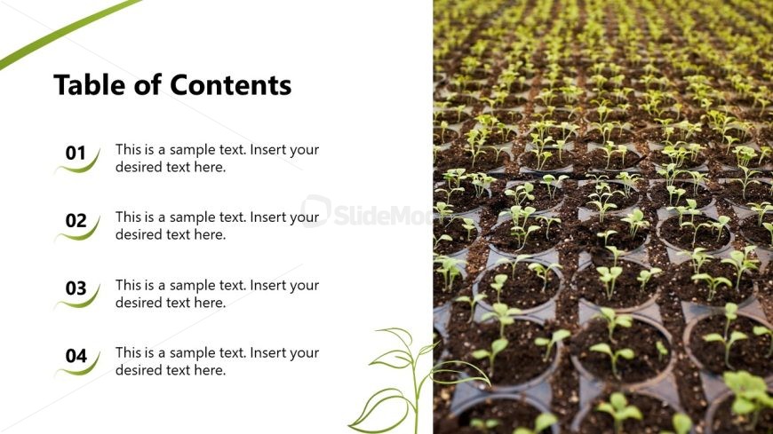 Customizable Hydroponic Business PPT Template