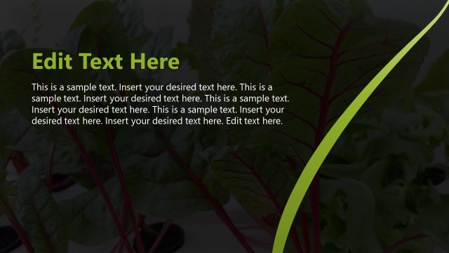 Editable Hydroponic PowerPoint Diagram Slide