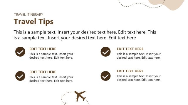 Travel Tips PPT Slide Template