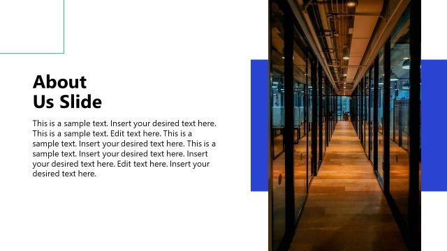 About Us Slide – Company Investment Proposal PPT Template