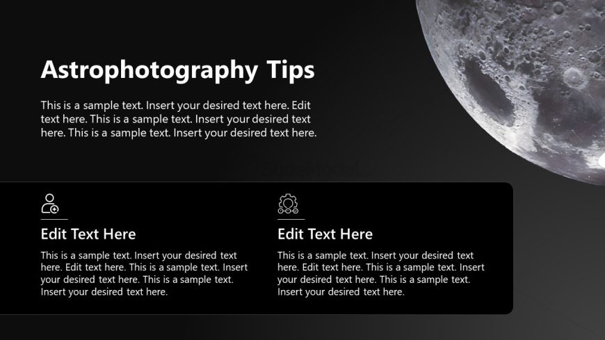 Astrophotography Professional Tips Slide Template