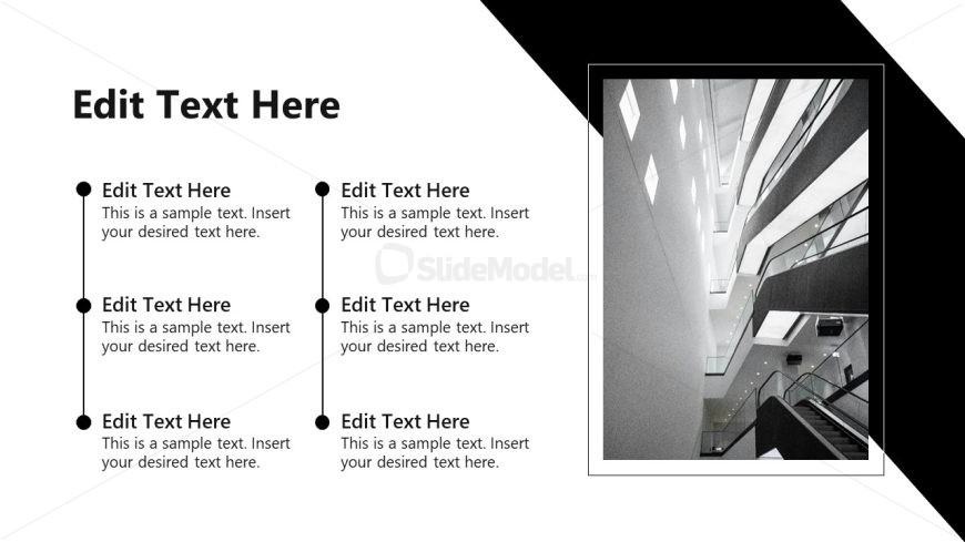 Black & White Template for Presentation 