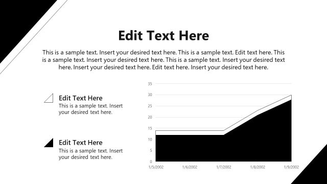 Data Visualization Slide with Chart