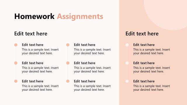 Homework Assignment PPT Slide