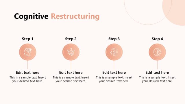Cognitive Restructuring Template Slide