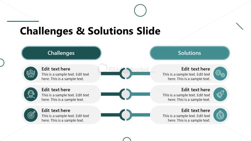 Problems & Solution Slide for Knowlegde Management Presentation