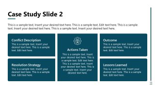 Conflict Management Template Slide 