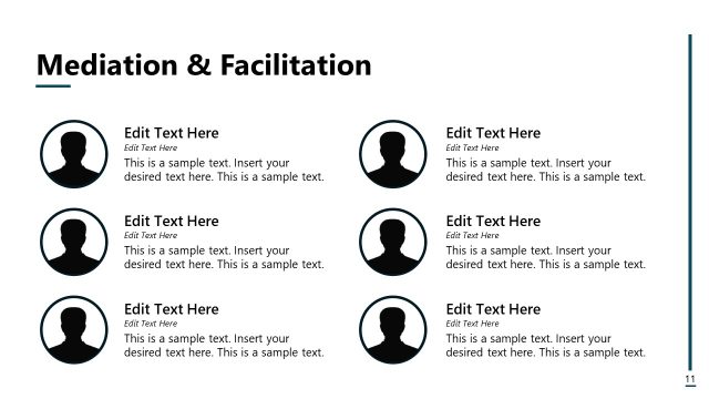 Mediation & Facilitation Slide – PPT Template