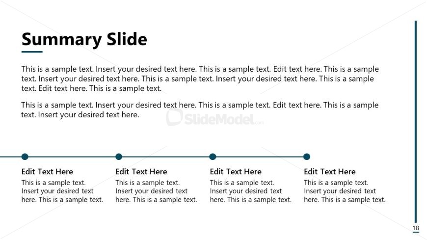 Conflict Resolution Slide for Showing Summary