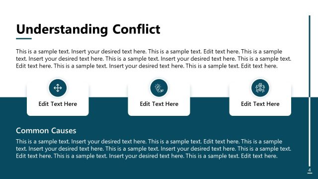 Understanding Conflict Slide PPT Template