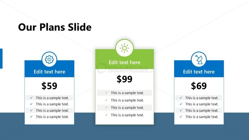 Professional Sales Proposal Template - Pricing Slide