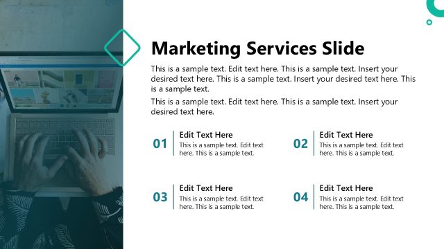 Marketing Services Slide for Presentation