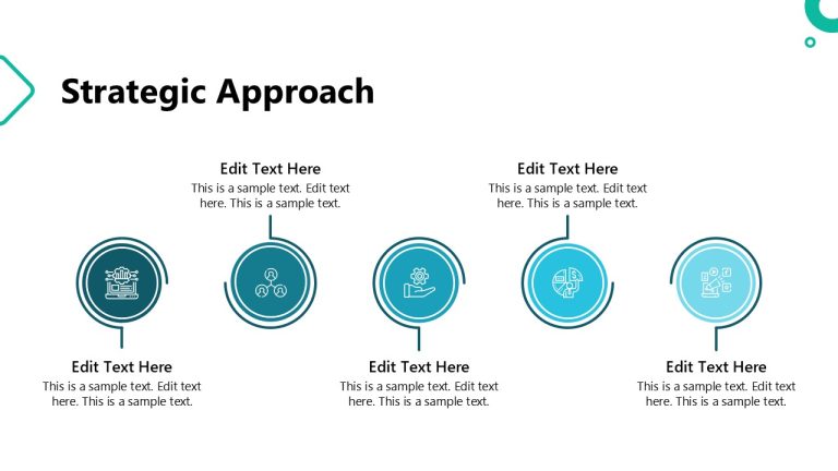 Strategic Approach Slide Circular Shapes - SlideModel