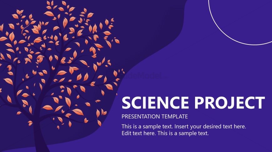 Science Project Template Slide