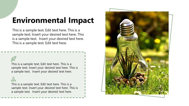 Environmental Impact Presentation PPT Slide