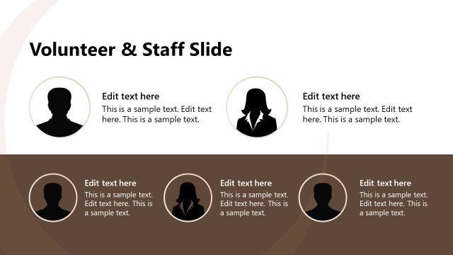 Volunteer & Staff Slide PPT Template