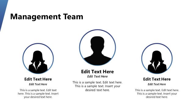 Management Team Slide – Fitness Center Template