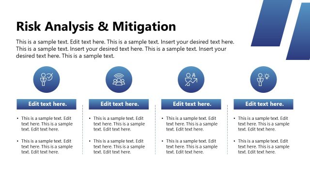 Risk Analysis & Mitigation Template Slide