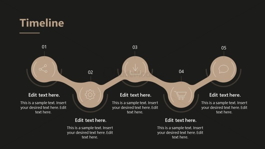 Creative Case Timeline Slide Template