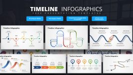 Cover Slide for Free Timeline Infographic