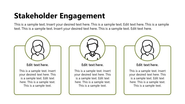 Stakeholder Engagement Slide for Environmental Impact Template