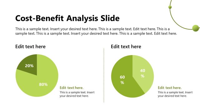 Cost-Benefit Analysis PPT Slide – Environmental Impact Template