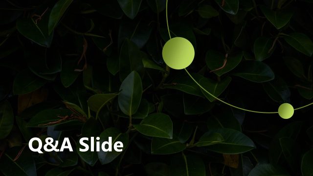 Environmental Impact Report Template – Q&A Slide