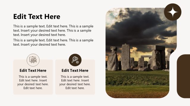 Slide with Modern Images – Archaeology Template
