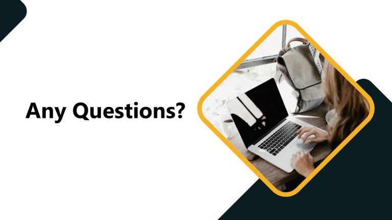 Q&A PowerPoint Slide - Weekly Project Update Template - SlideModel