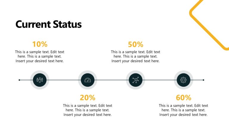 Current Status Slide for Weekly Project Update Template - SlideModel