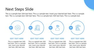 PPT Slide for Next Steps - Project Assignments Template 