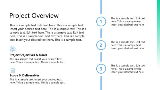 Project Overview Slide for Presentation - SlideModel