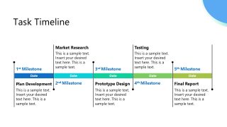 Timeline PPT Slide - Project Assignments Template 