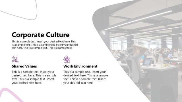 Corporate Culture Slide for Introduction