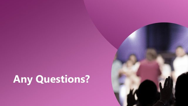 Questions Slide for Presentation